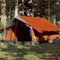 vidaXL - Tent - 2-persoons - waterdicht - grijs - en - oranje