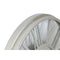 Muurklok Home ESPRIT Zilverkleurig Ijzer 102 x 9,5 x 102 cm