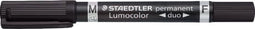 Permanente markeerstift Staedtler Lumocolor 348 Zwart (10 Stuks)
