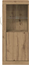 vidaXL - Sideboard - met - LED-verlichting - Artisan - Eiken - 41x37x100 - cm