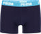 Puma Basic Boxer - Boxershorts - Aansluitende pasvorm - Aqua en blauw (2 stuks)
