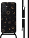 imoshion Hoesje Geschikt voor Samsung Galaxy S24 Hoesje Met Koord - imoshion Siliconen design hoesje met koord - Zwart / Sky Black