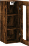 vidaXL - Hangkast - 34,5x34x90 - cm - gerookt - eikenkleurig
