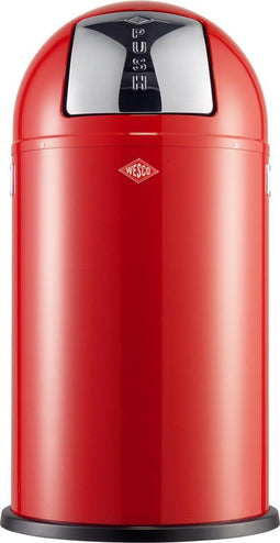 Wesco Pushboy - Prullenbak - 50 Liter - Rood