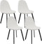 Set van 4 Kick eetkamerstoel Ted - wit