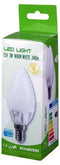 EcoSavers LED lampen E14 Candle 3W set van 3 stuks | E14 Lampvoet | Energiebesparende verlichting | Energiebesparende lampen | GS keurmerk