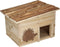 ProGarden - Egelhuisje - 34x28x22 - cm - hout - met - boomschors
