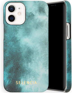 Selencia Hoesje Geschikt voor iPhone 12 Mini Hoesje - Selencia Maya Fashion Backcover - blauw