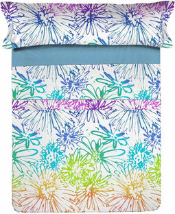 Set beddengoed Lois HIPPY Blauw Bed van 90