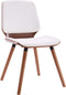 vidaXL - Eetkamerstoelen - 2 - st - kunstleer - wit
