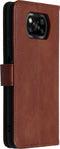 iMoshion Hoesje Geschikt voor Xiaomi Poco X3 Pro / Poco X3 Hoesje Met Pasjeshouder - iMoshion Luxe Bookcase - Bruin