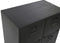 Ladenkast Home ESPRIT Zwart Metaal Loft 75 x 45 x 80 cm