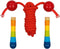 Goki Houten Springtouw Regenboog, 200cm