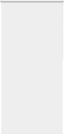 vidaXL - Rolgordijn - verduisterend - 110x230 - cm - stofbreedte - 105,7 - cm - wit