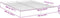 vidaXL - Bedframe - bewerkt - hout - betongrijs - 180x200 - cm