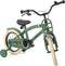 AMIGO 2Cool Jongensfiets 14 Inch - Kinderfiets voor 3 tot 5 Jaar - 95-110 cm - Groen - met Zijwieltjes