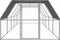 vidaXL - Kippenhok - 3x10x2 - m - gegalvaniseerd - staal