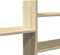 vidaXL - Wandschap - 167,5x18x68 - cm - bewerkt - hout - sonoma - eikenkleurig