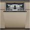 WHIRLPOOL W7IHP40LC - Inbouw vaatwasser 60cm - 15 couverts 40 dB(A) - zwart glas