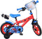 Volare Spiderman - Kinderfiets - 12 inch - Rood - Massieve EVA banden - Zijwielen