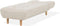 ALSTEN - Chaise longue - Lichtbeige - Symmetrisch - Polyester