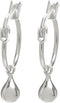 Riverstones Calm Hoops - Verzilverd - 5 mm
