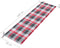 vidaXL - Tuinbankkussen - 180x50x3 - cm - oxford - stof - ruitpatroon - rood