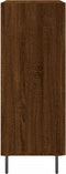 vidaXL - Dressoir - 69,5x34x90 - cm - bewerkt - hout - bruin - eikenkleur