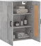 vidaXL - Wandkast - 69,5x34x90 - cm - bewerkt - hout - betongrijs