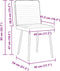 vidaXL - Eetkamerstoelen - 2 - st - fluweel - zwart
