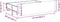vidaXL - Opberglades - bed - 2 - st - bewerkt - hout - en - fluweel - donkergrijs