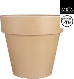 Mica Decorations Orion Bloempot voor Buiten - H34 x Ø36 cm - Plantenvezels - Terra