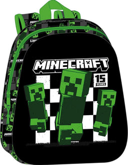 Minecraft Rugzak, 3D Anniversary - 33 x 27 x 10 cm - Polyester