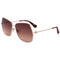 MaxMara MM0035-H 30F Zonnebril - Dames - Goudkleurig