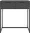 vidaXL - Wandtafel - 72x35x75 - cm - staal - antracietkleurig