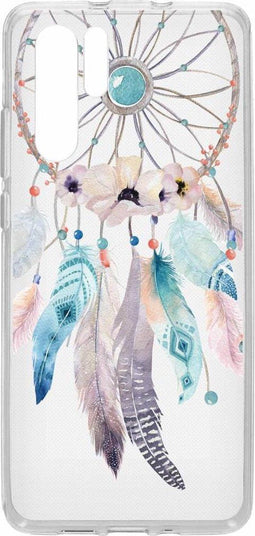 Design Backcover Huawei P30 Pro hoesje - Dromenvanger Feathers