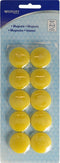 Westcott magneten - formaat 30x8mm - geel - 10 stuks - AC-E10819