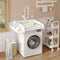 Woltu Baby Verschoningskussen - Met Beschermrand en Opbergrek - 80 x 70 x 16,5 cm - Wit