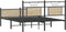 vidaXL - Bedframe - zonder - matras - hout - sonoma - eikenkleurig - 140x190 - cm