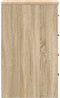 vidaXL - Garagekast - 30x51x85 - cm - massief - grenenhout - sonoma - eikenkleurig