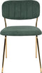 ANLI STYLE CHAIR JOLIEN GOLD/DARK GREEN