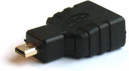Savio CL-17 - HDMI micro naar HDMI - Goud contact - Zwart