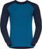 ODLO ACTIVE WARM ECO - Thermoset - Vochtregulerend ZeroScent - Diving Navy Mykonos Blue - Maat XL