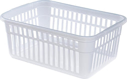 Whitefurze Large opbergmand 45 cm, transparant