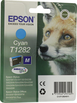 Epson T128 - Inktcartridge - Cyaan (1 stuk)