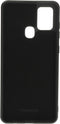 Mobiparts Samsung Galaxy A21s (2020) - Silicone Cover - Soft-touch - Zwart