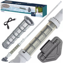 Bestway zwembadstofzuiger - draadloos - bodem en wandreiniger - grijs/wit