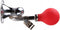 PexKids kindertoeter posthoorn - rood / zilver