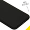 Accezz iPhone 8 Plus / 7 Plus - Back Cover - Schokabsorberend - Zwart
