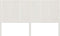 vidaXL - Hoofdbord - 165,5x4x100 - cm - massief - grenenhout - wit